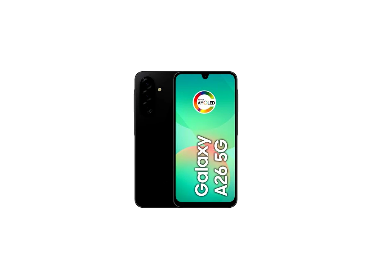Samsung Celular Galaxy A26 5G 256GB, 8GB RAM, Câmera de 50MP, IP67, Tela Super AMOLED 6.7", NFC (Preto)