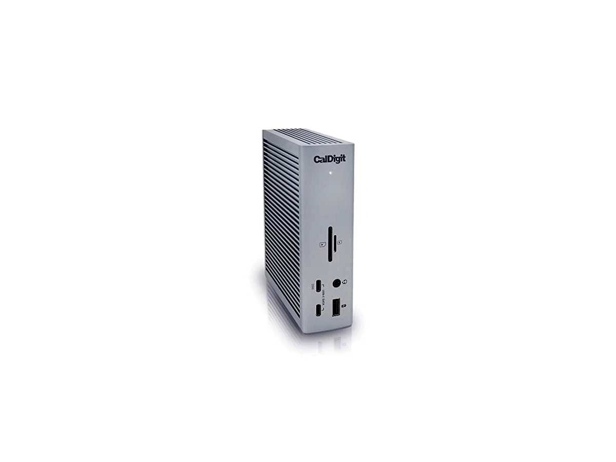 Estação de carregamento CalDigit TS4 Thunderbolt 4 – 18 portas, carregamento de 98 W, Thunderbolt 40 Gb/s Thunderbolt 4, USB-A/C, 2,5 GbE, telas 8K/6K, compatível com Mac/PC/Chrome