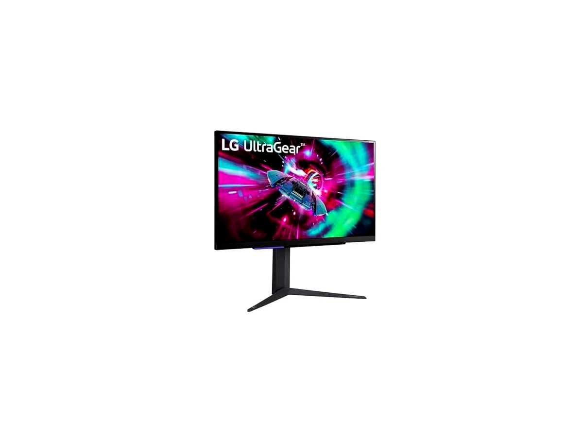 LG 27GR93U-B 68.6 cm UltraGear™ UHD IPS 1ms (GtG) 144Hz Gaming HDMI 2.1 USB Up-stream USB Down-stream NVIDIA® G-SYNC® Monitor de jogos compatível com NVIDIA® G-SYNC®