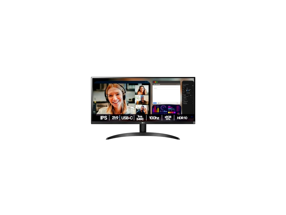Monitor LG UltraWide™ - Tela IPS de 29", 21:9, HDR10, sRGB 99%, 100Hz - 29WQ500