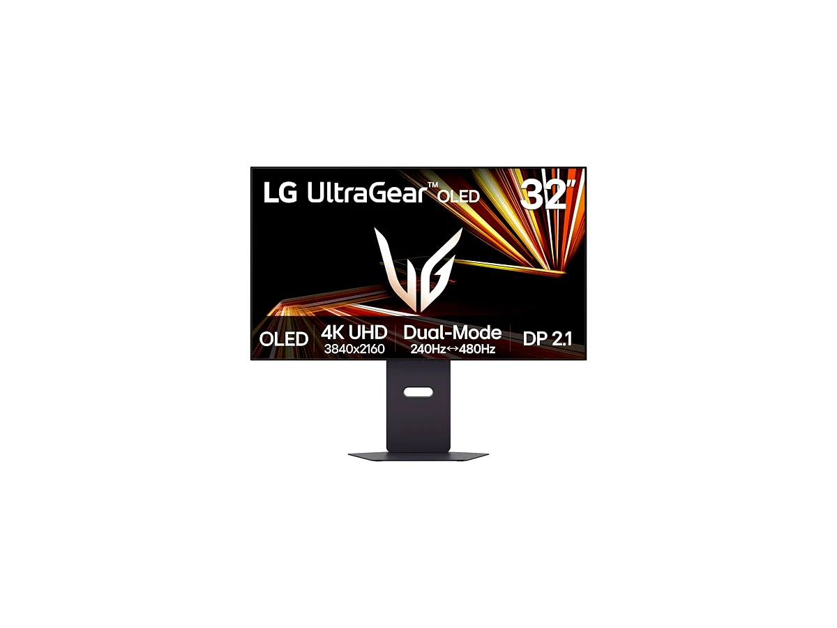 LG UltraGear OLED 32GX870A-B, 32", Dual Mode 4K 240 Hz/FHD 480 Hz