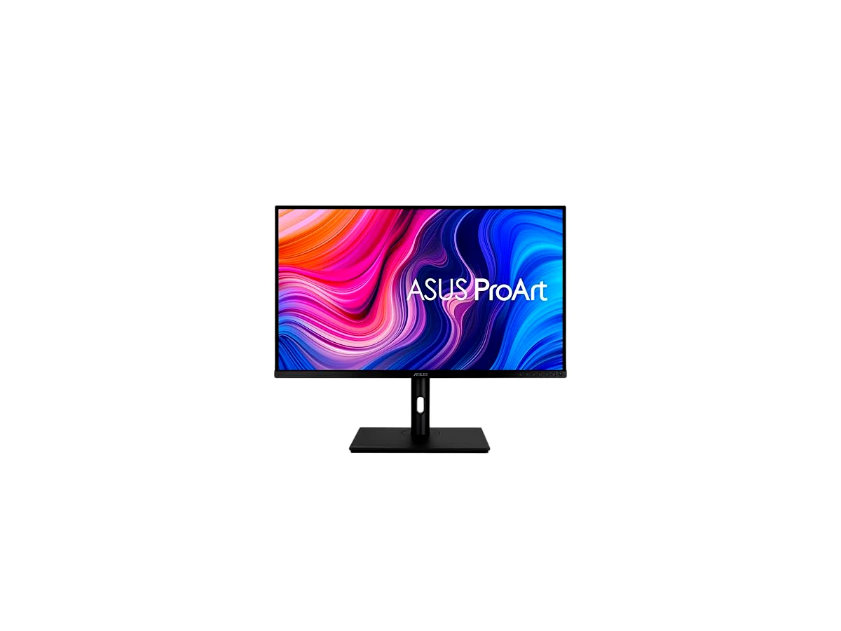 ASUS Monitor ProArt Display 32 polegadas 4K HDR PA329CV UHD 3840 x 2160, IPS, 100% sRGB/Rec.709, ΔE < 2, Verificação Calman, entrega de energia USB C, DisplayPort, HDMI, hub USB 3.1, grampo C, altura