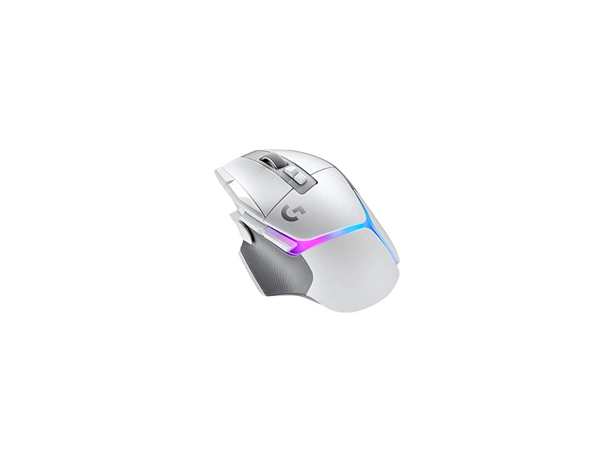 Mouse Gamer Sem Fio Logitech G502 X PLUS LIGHTSPEED com RGB LIGHTSYNC, Switches LIGHTFORCE, Sensor HERO 25K, 13 Botões Programáveis, Compatível com PC/ macOS/ Windows - Branco