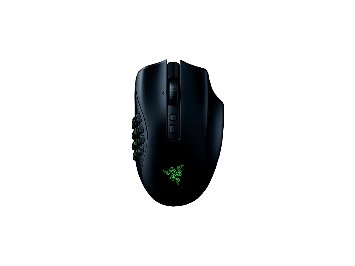 Razer Mouse para jogos sem fio Naga V2 Pro: placa lateral intercambiável com configurações de 2, 6, 12 botões - Foco + sensor óptico de 20K DPI - Interruptor de mouse para jogos mais rápido -