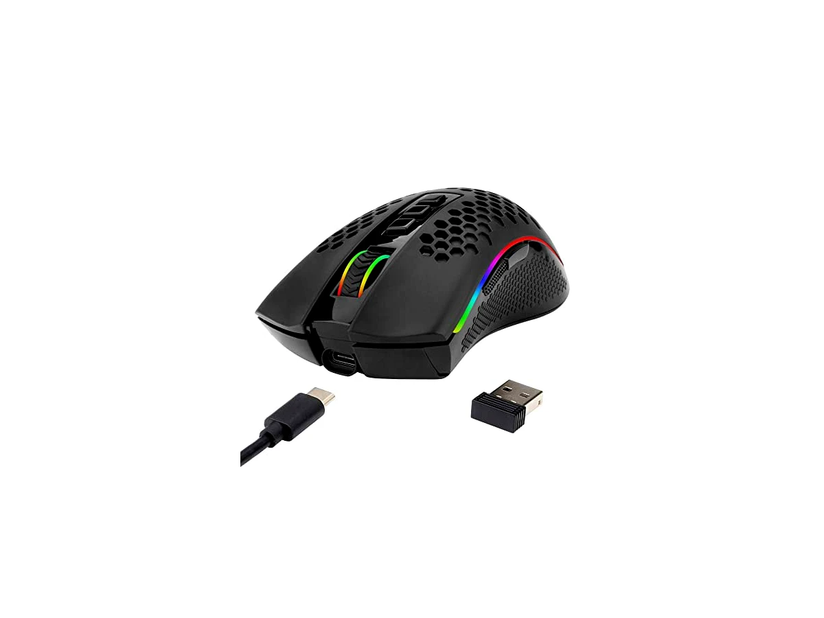 Mouse Gamer S/Fio Storm Pro Redragon Preto Wireless M808-KS