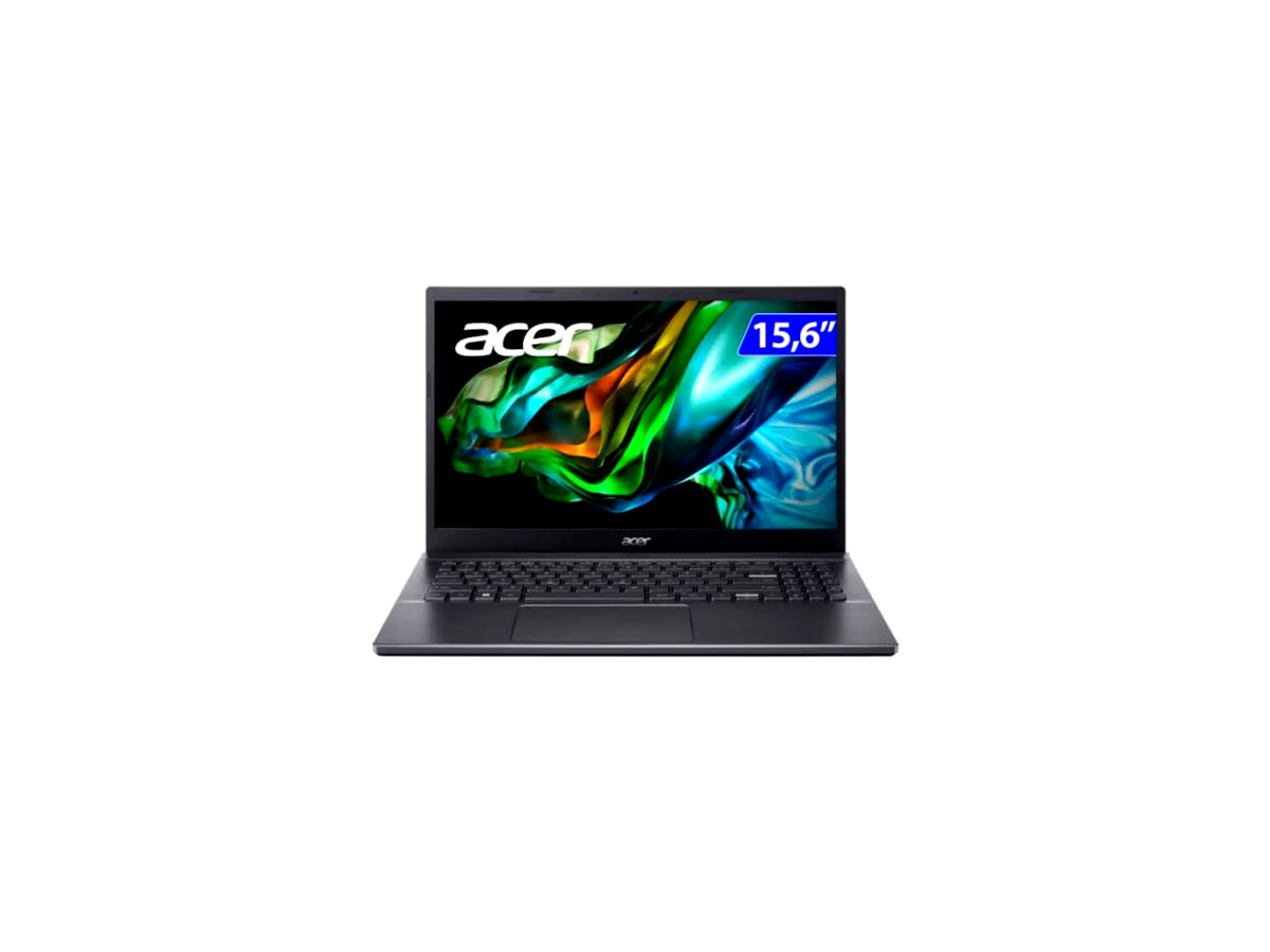 Notebook Acer Aspire 5 A515-57-55B8 Intel Core I5 12º Geração 8GB RAM 256GB SSD (UHD) 15.6" LED Full HD TN 60hz Cinza aço Windows 11H