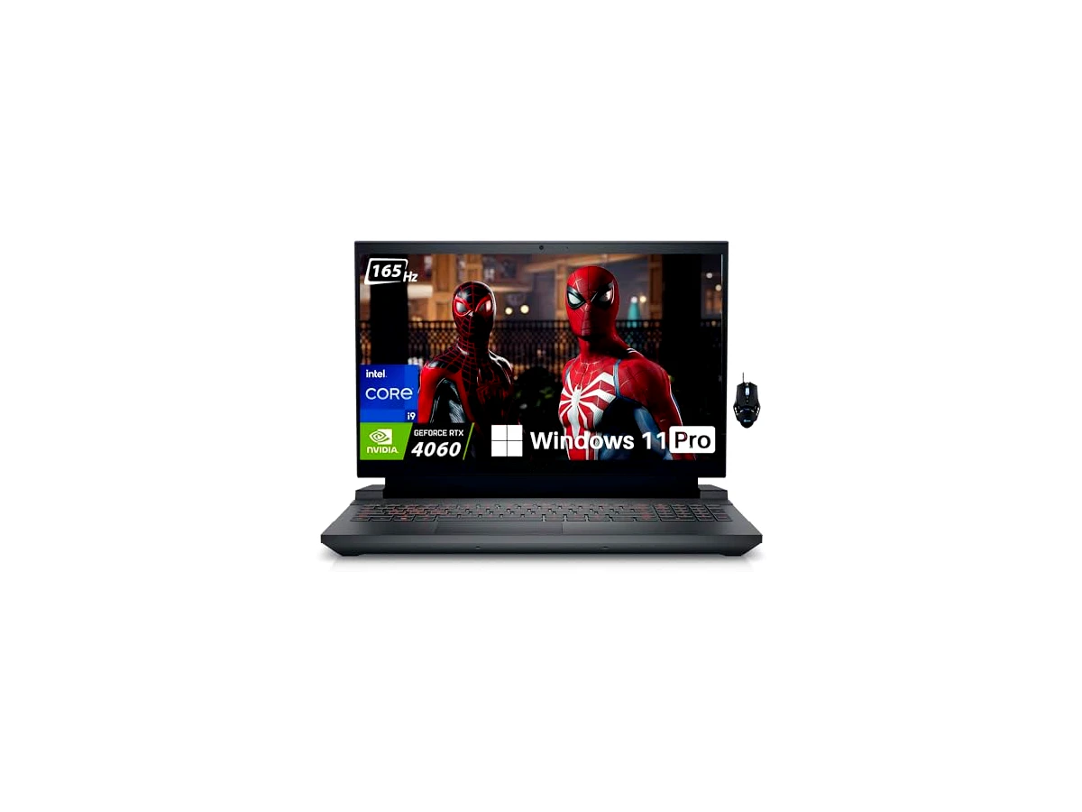 Dell Laptop para jogos G15 5530 2024, tela FHD de 15,6 polegadas FHD 165 Hz, Intel 24-Core i9-13900HX, GeForce RTX 4060, DDR5 de 32GB, SSD de 1TB, teclado retroiluminado RGB de 4 zonas, Wi-Fi 6, Win