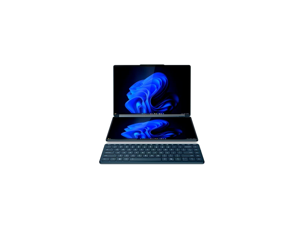 Notebook Lenovo Yoga Book 9 14IAH10 Intel Core Ultra 9 285H 32GB 1TB SSD Windows 11 14" - 83KJ001VBR Tidal Teal