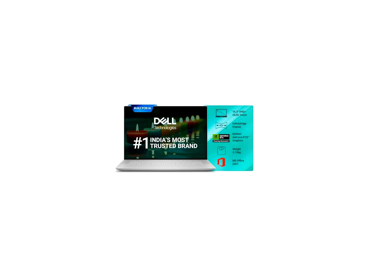 Dell Notebook XPS 16 9640, processador habilitado para IA Intel Core Ultra 7 155H, 32Gb + SSD de 1TB, NVIDIA RTX 4060 8 GB GDDR6,16,3" (40,64 cm) UHD+ OLED Touch 400 nits, retroiluminado KB+FPR, Win