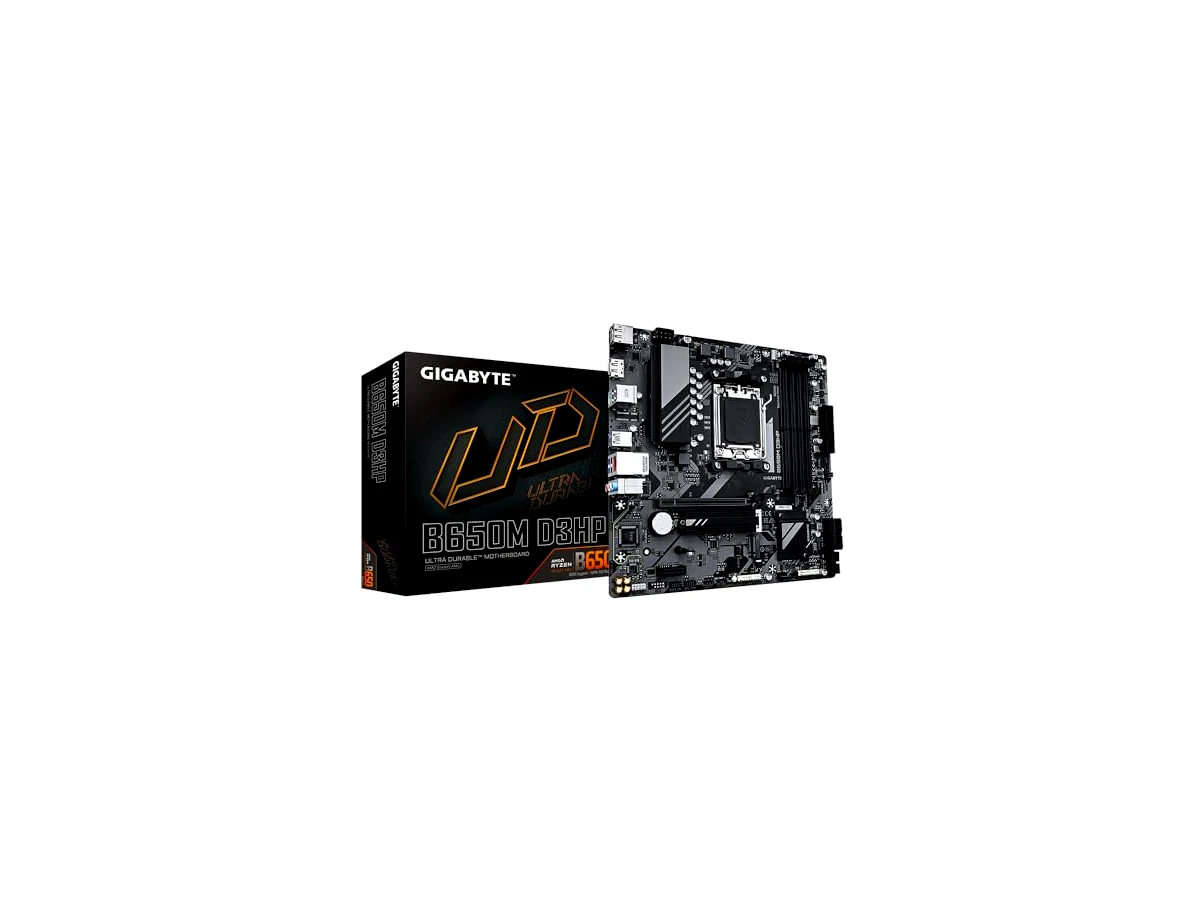 Placa Mãe Gigabyte B650M D3HP (AM5/4xDDR5/HDMI/DP/USB 3.2/M.2)