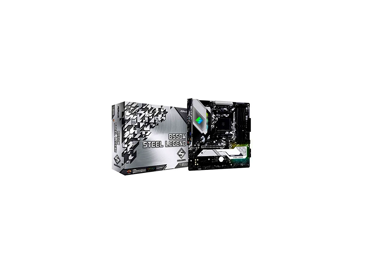 Placa mãe ASRock B550M Steel Legend Suporta 3ª geração AMD AM4 Ryzen/Future AMD Ryzen Processadores