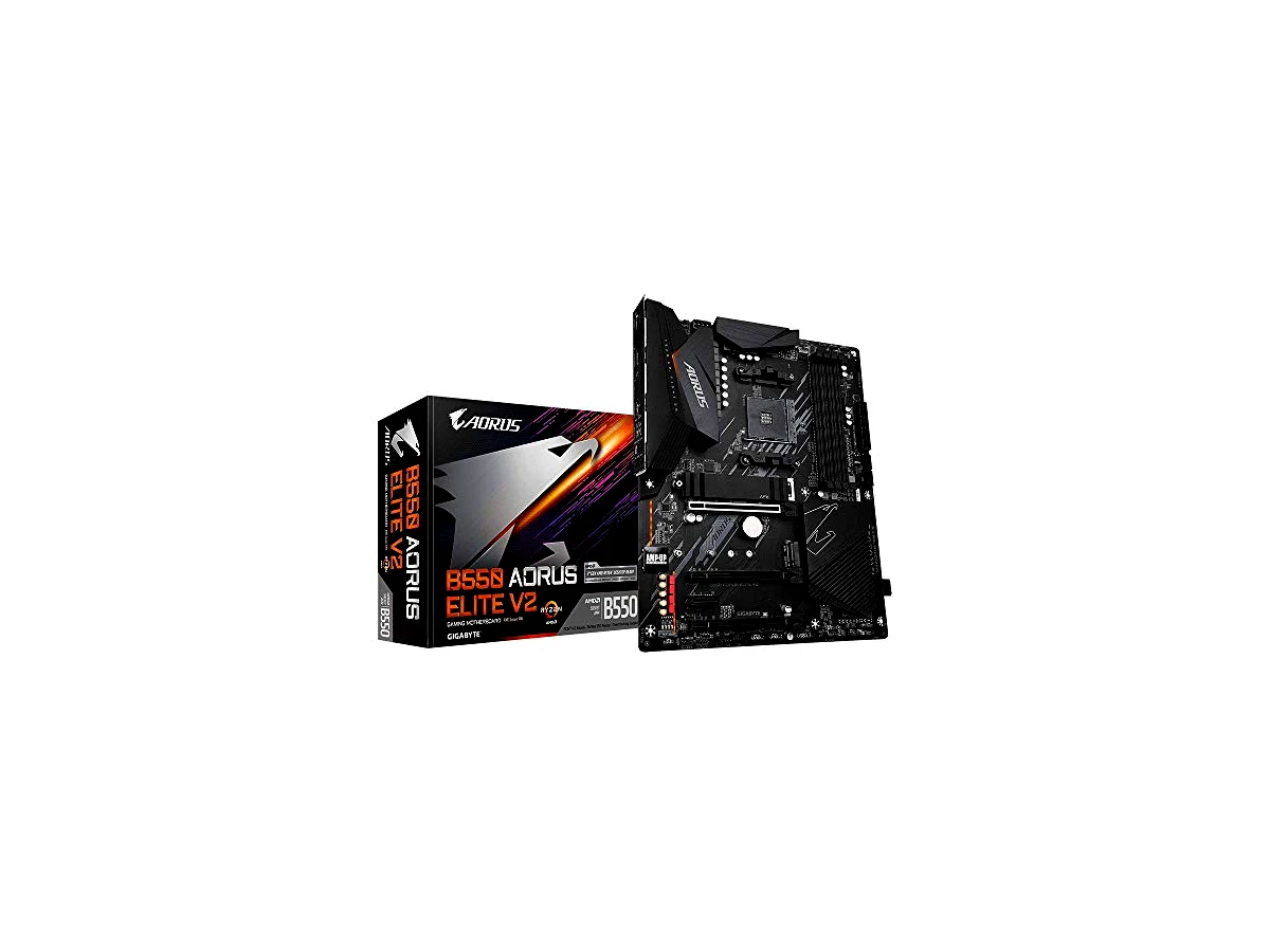 Placa Mãe Gigabyte B550 AORUS ELITE V2 (AM4/DDR4 3200MHz/HDMI/DisplayPort/M.2/USB 3.2) - 9MB55AEL2-00-10