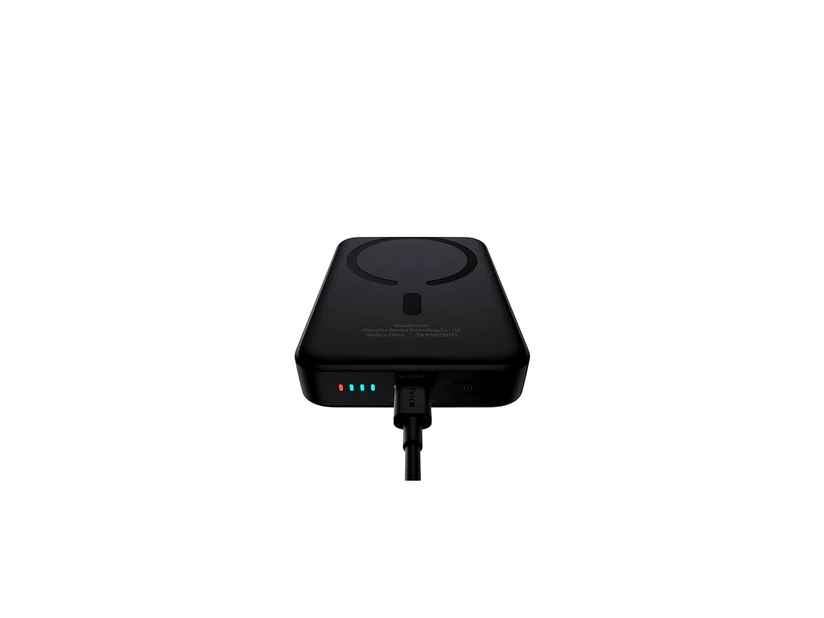 Baseus Magnetic Wireless Portable Charger, 10000mAh Battery Pack with USB C Cable PD 20W Magnetic Power Bank, for MagSafe, for iPhone 15/14/13/12 Series, Black