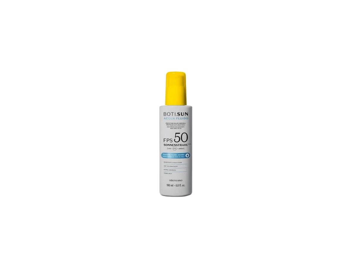 Spray Protetor Solar Corporal O Boticário Boti.Sun Acqua Fluido FPS 50 180ml