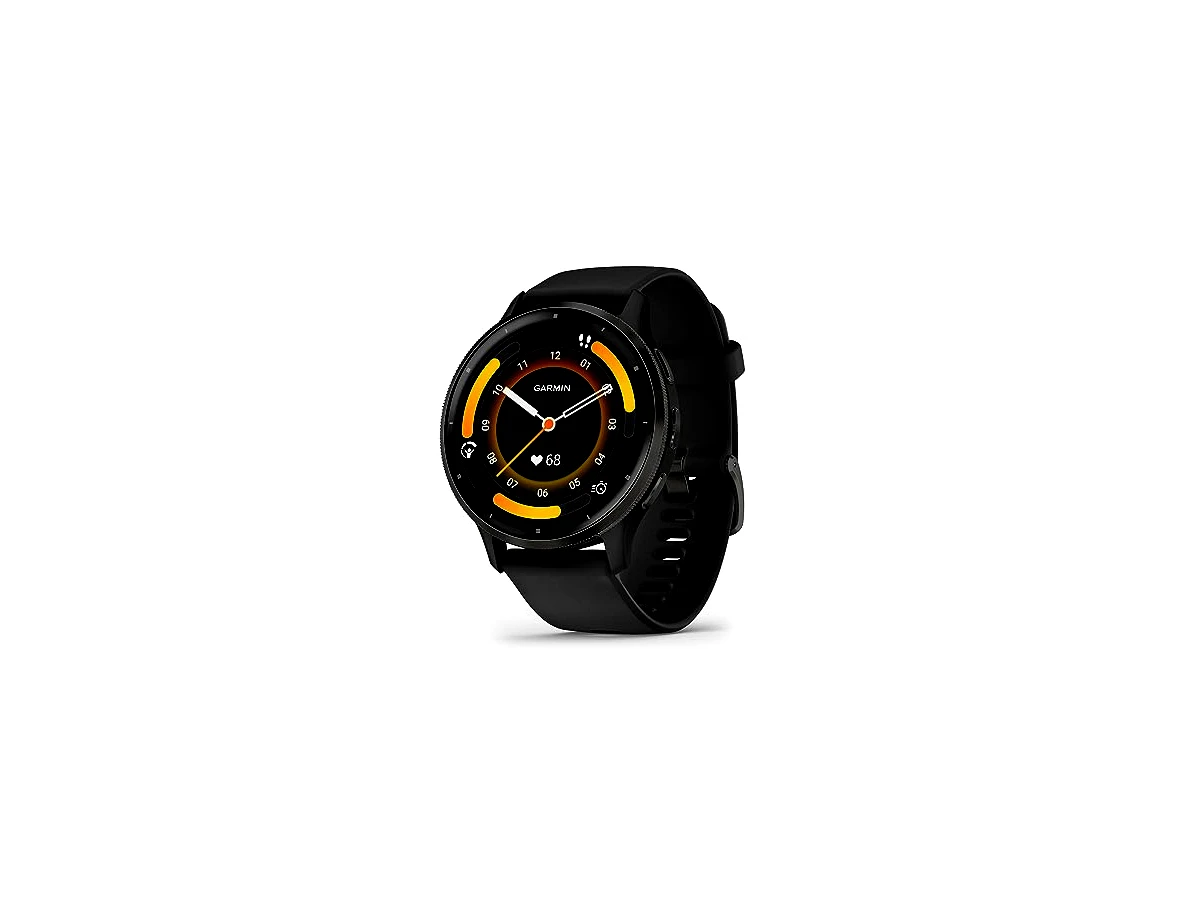 Garmin Relógio Venu 3 Preto 45mm com Monitor Cardíaco de Pulso e GPS