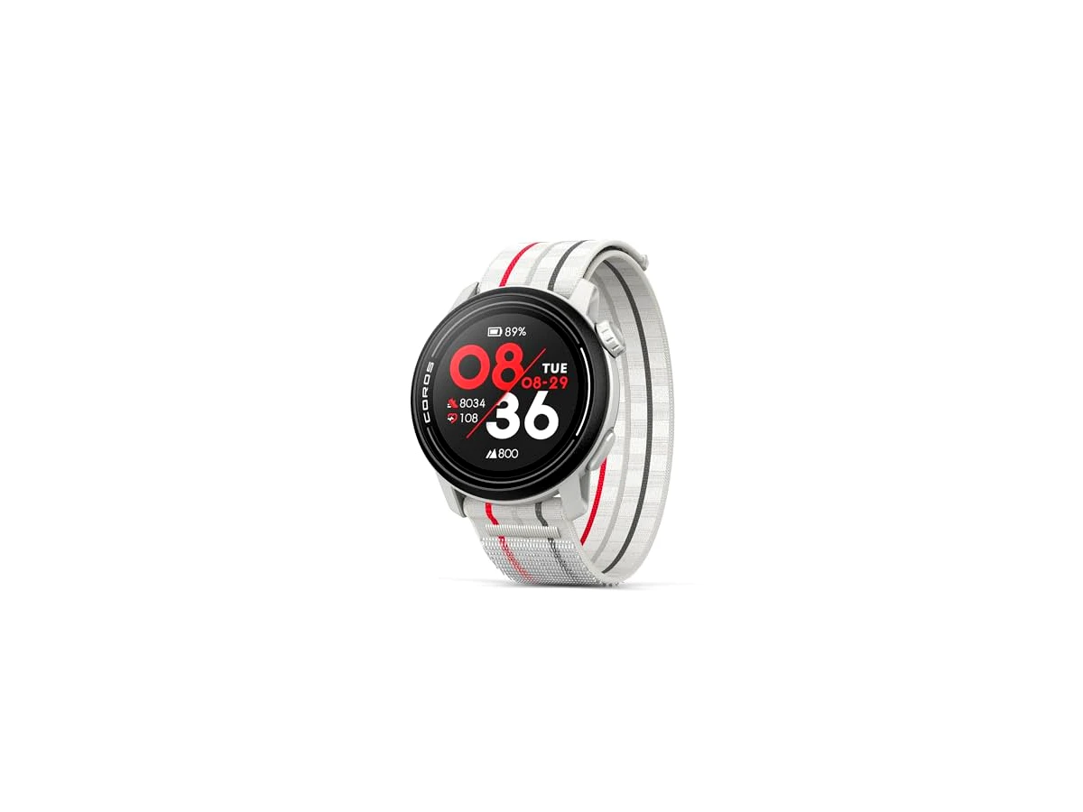 COROS Relógio esportivo PACE 3 GPS (Nylon Branco)