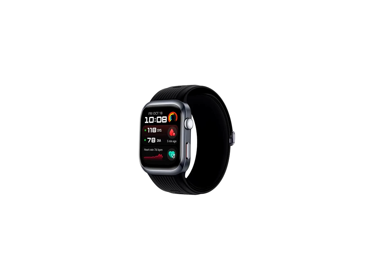 Smartwatch, HUAWEI Watch D2, Monitoramento da Pressão Arterial, Design Leve e Fino, Gerenciamento Completo de Saúde, Compatível com iOS e Android, Sistema GPS integrado, Preto