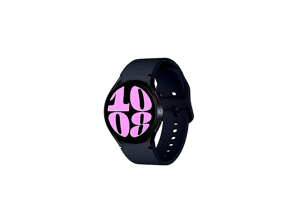 Samsung Relógio inteligente Galaxy Watch 6 44 mm Bluetooth, rastreador de fitness, zonas HR personalizadas, treinamento avançado de sono, monitor cardíaco, sensor BIA, insights de bem-estar de saúde,