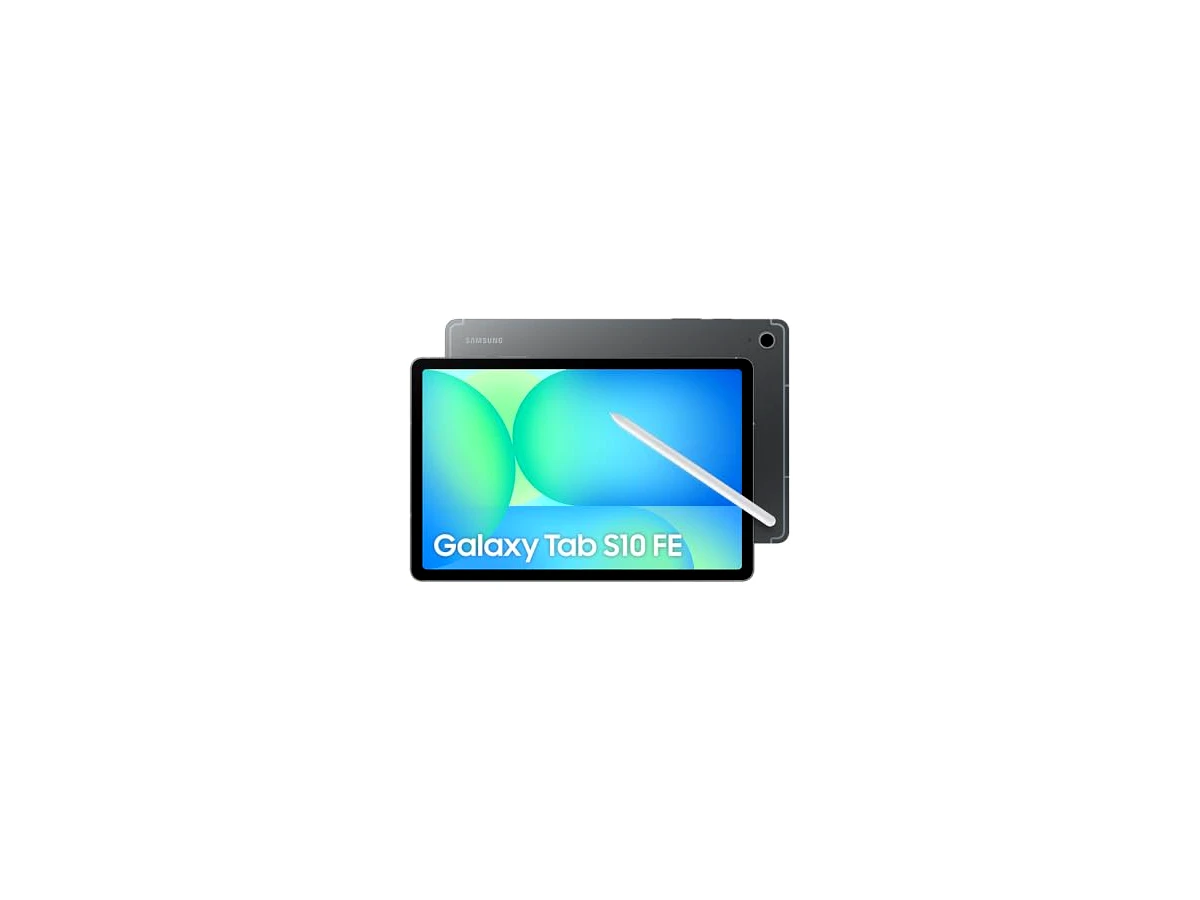 Tablet Samsung Galaxy Tab S10 FE, Cinza, 128GB, 8GB RAM, Tela Imersiva de 10.9" 90Hz, Camera Traseira de 13MP, Câmera Frontal de 12MP Ultra Wide, Wifi 6, IP68, Android 15