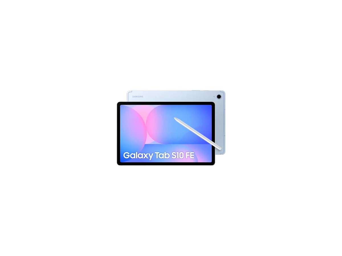 Tablet Samsung Galaxy Tab S10 FE, Azul, 10.9", Wifi, 128GB, 8GB RAM, Camera Traseira de 13MP, Câmera Frontal de 12MP Ultra Wide, Wifi 6, IP68, Android 15