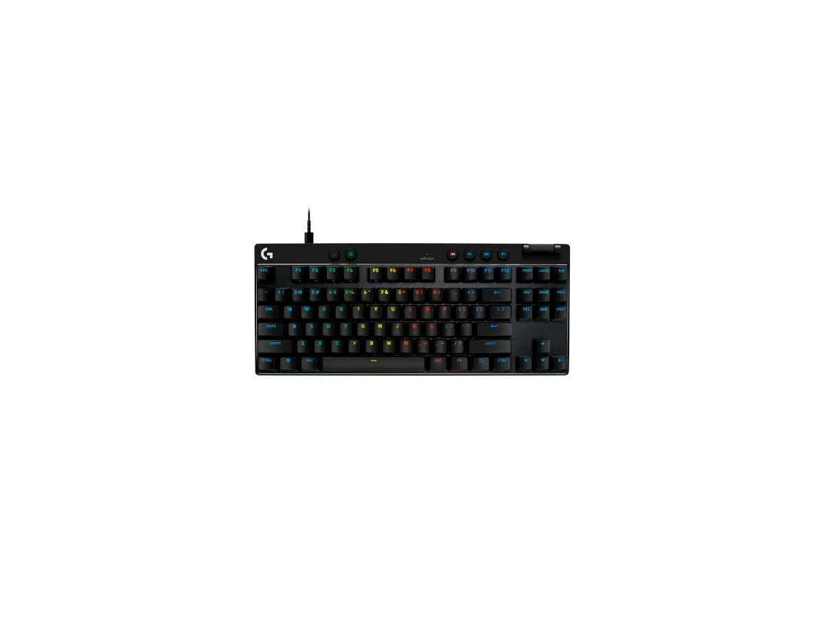 Logitech G PRO X TKL RAPID Preto 920-013131, com fio e layout US — não confundir com PRO X TKL LIGHTSPEED sem fio