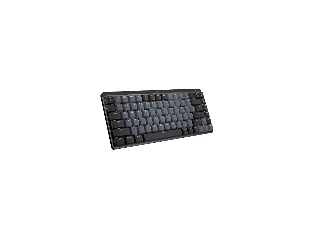 Teclado Mecânico sem fio Logitech MX Mechanical Mini com Teclas Retroiluminadas Tactile Quiet, Conexão USB ou Bluetooth Easy-Switch para até 3 dispositivos e Bateria Recarregável