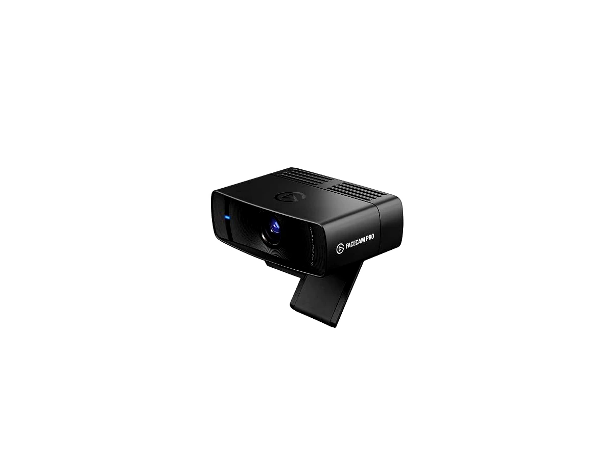 Elgato Facecam Pro, True 4K60 Ultra HD Webcam para transmissão ao vivo, jogos, chamadas de vídeo, sensor Sony, correção avançada de luz, controle de estilo DSLR, grande angular, funciona com OBS, equipes, zoom, PC/Mac