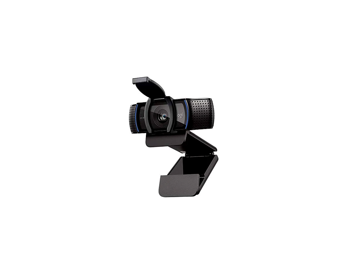 Webcam Full HD Logitech C920s com Microfone Embutido e Proteção de Privacidade para Chamadas e Gravações em Video Widescreen 1080p - Compatível com Logitech Capture, Preto, 1.1" x 3.7" x 0.9"